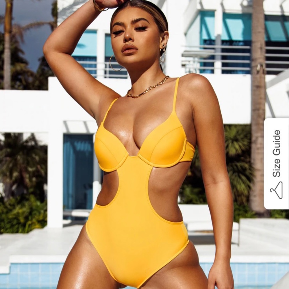 Mustard/Yellow Swimsuit